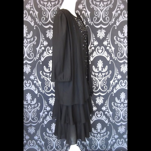 Good Times Black Formal Dress Size 16 - Picture 6 of 8
